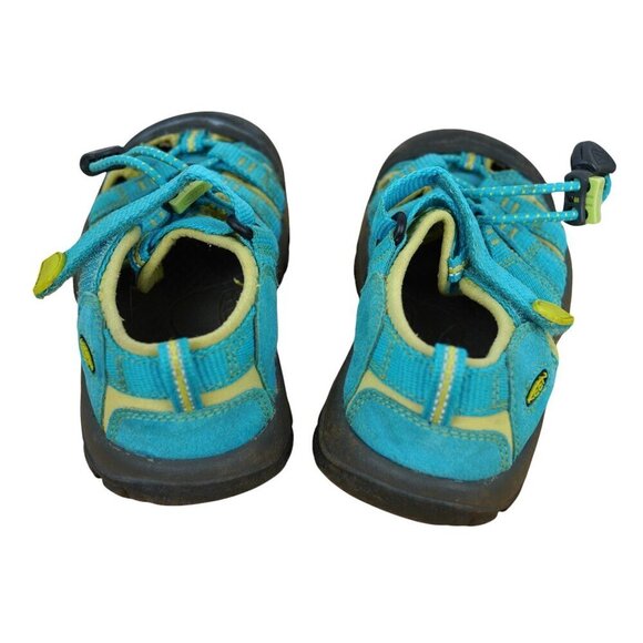 Keen Newport H2 Kids Sandals Size 11 US EU 29 Teal & Yellow Comfortable & Durabl - Picture 4 of 6